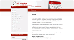 Desktop Screenshot of billmeekercpa.com