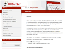 Tablet Screenshot of billmeekercpa.com